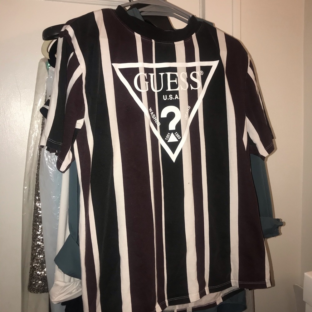 Guess striped tee